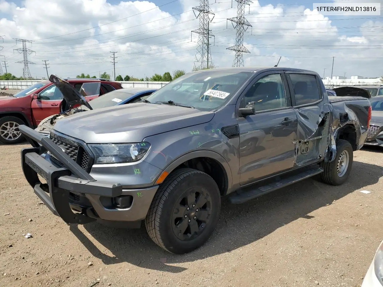 2022 Ford Ranger Xl VIN: 1FTER4FH2NLD13816 Lot: 56407565