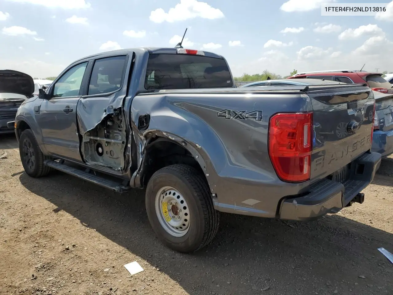 2022 Ford Ranger Xl VIN: 1FTER4FH2NLD13816 Lot: 56407565