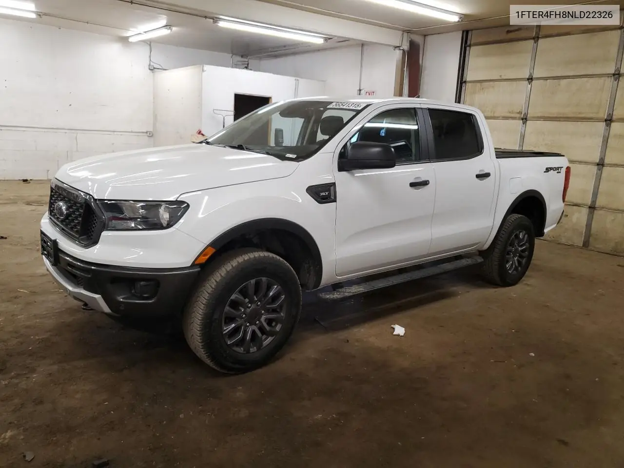 2022 Ford Ranger Xl VIN: 1FTER4FH8NLD22326 Lot: 56541315