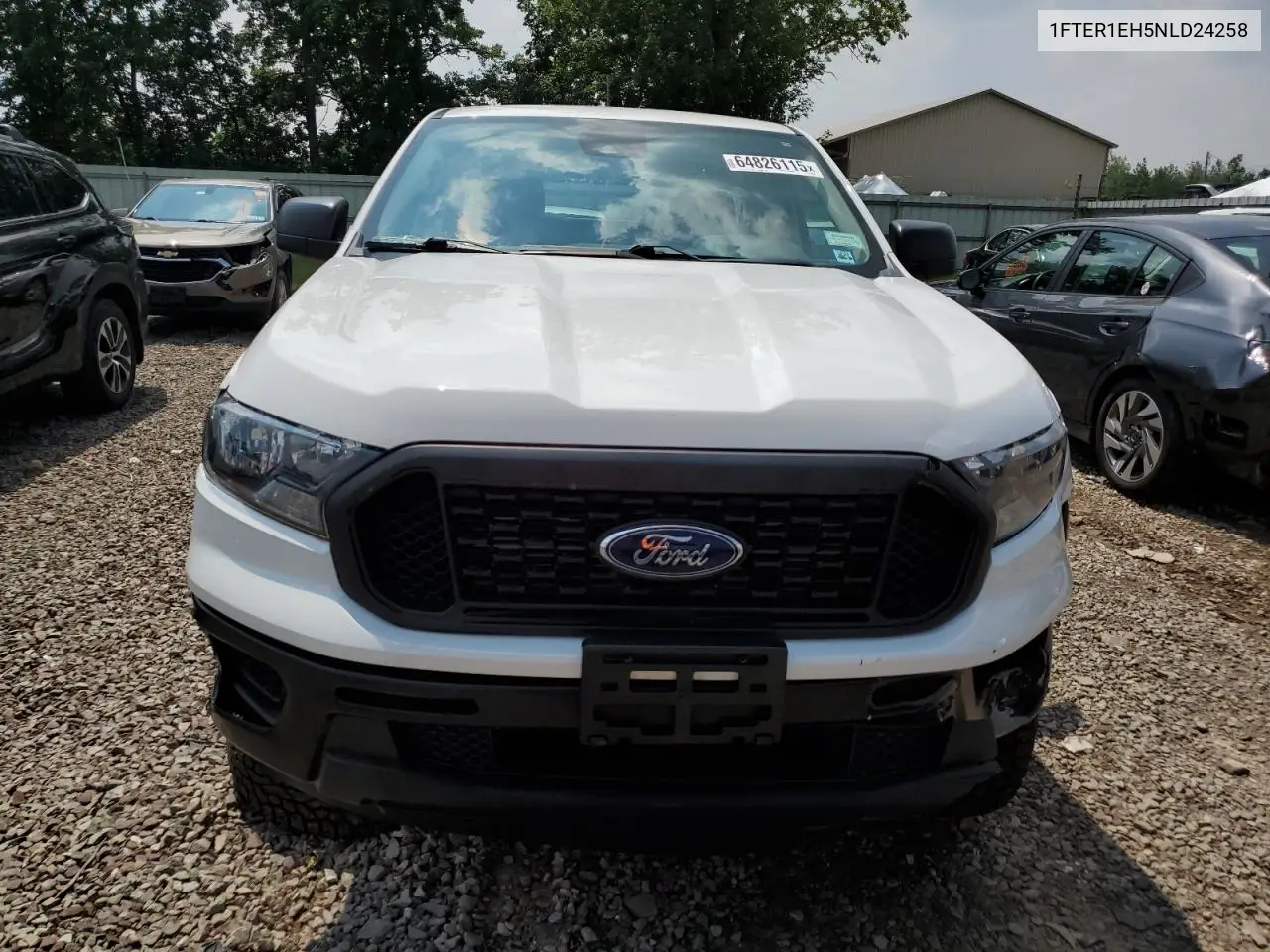 2022 Ford Ranger Xl VIN: 1FTER1EH5NLD24258 Lot: 64826115