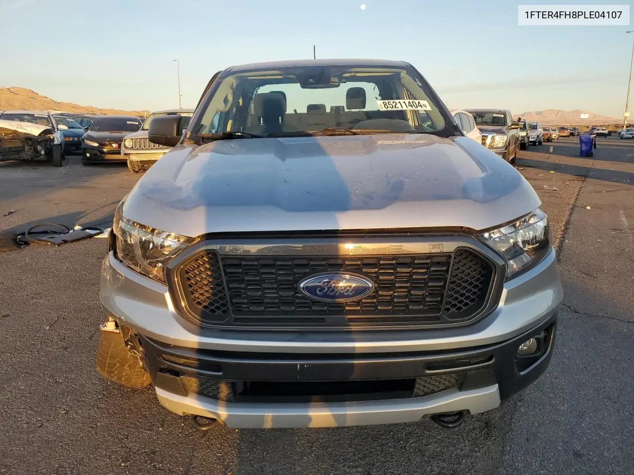 2023 Ford Ranger Xl VIN: 1FTER4FH8PLE04107 Lot: 85211404