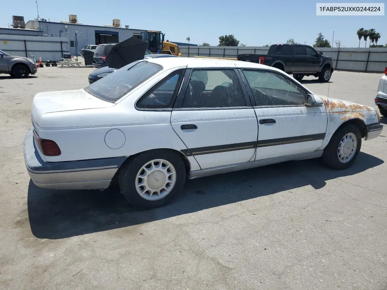 1989 Ford Taurus Gl VIN: 1FABP52UXKG244224 Lot: 59239225