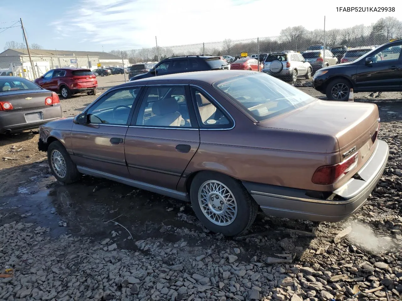 1989 Ford Taurus Gl VIN: 1FABP52U1KA29938 Lot: 86684144