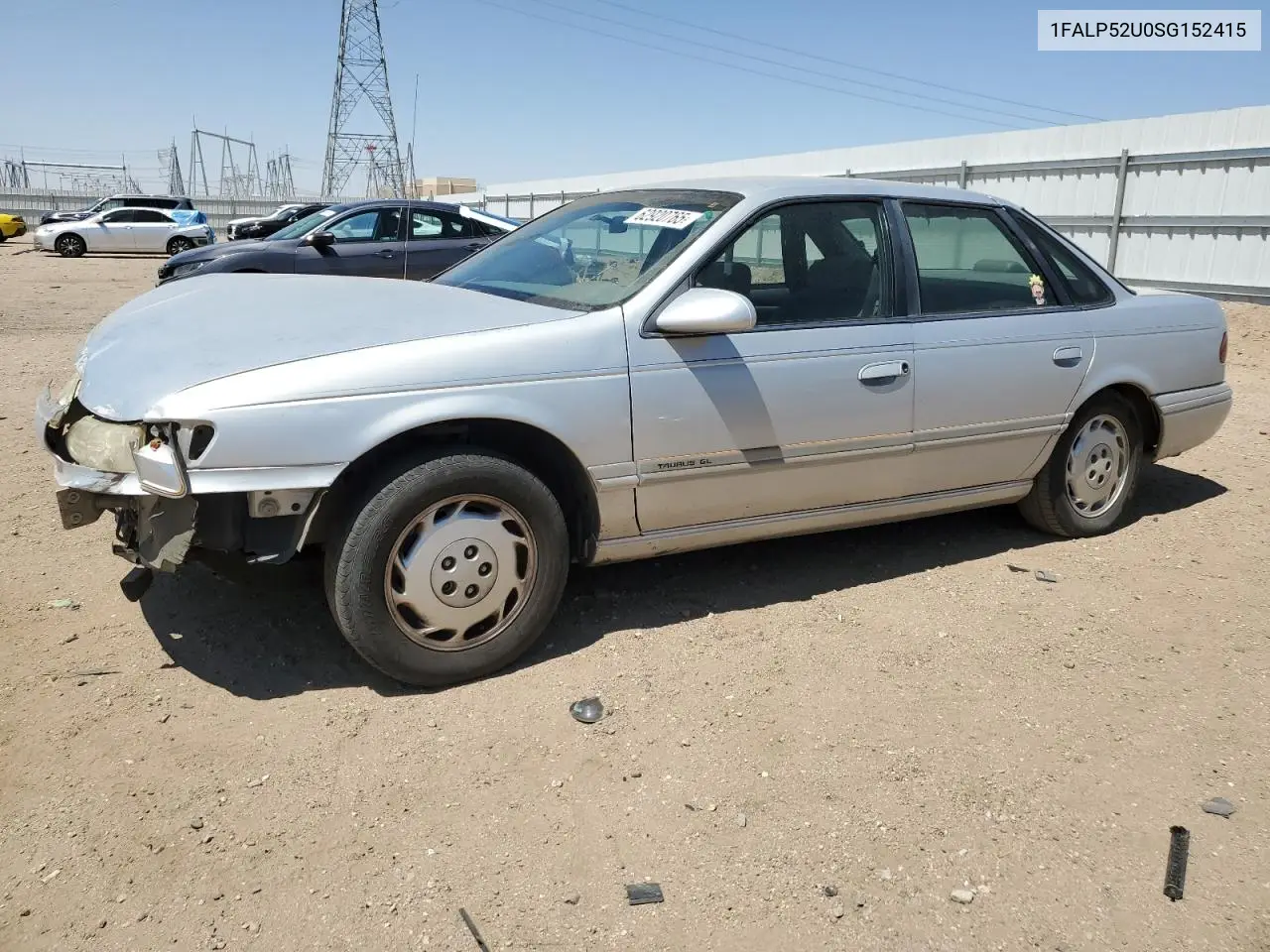 1995 Ford Taurus Gl VIN: 1FALP52U0SG152415 Lot: 62920765