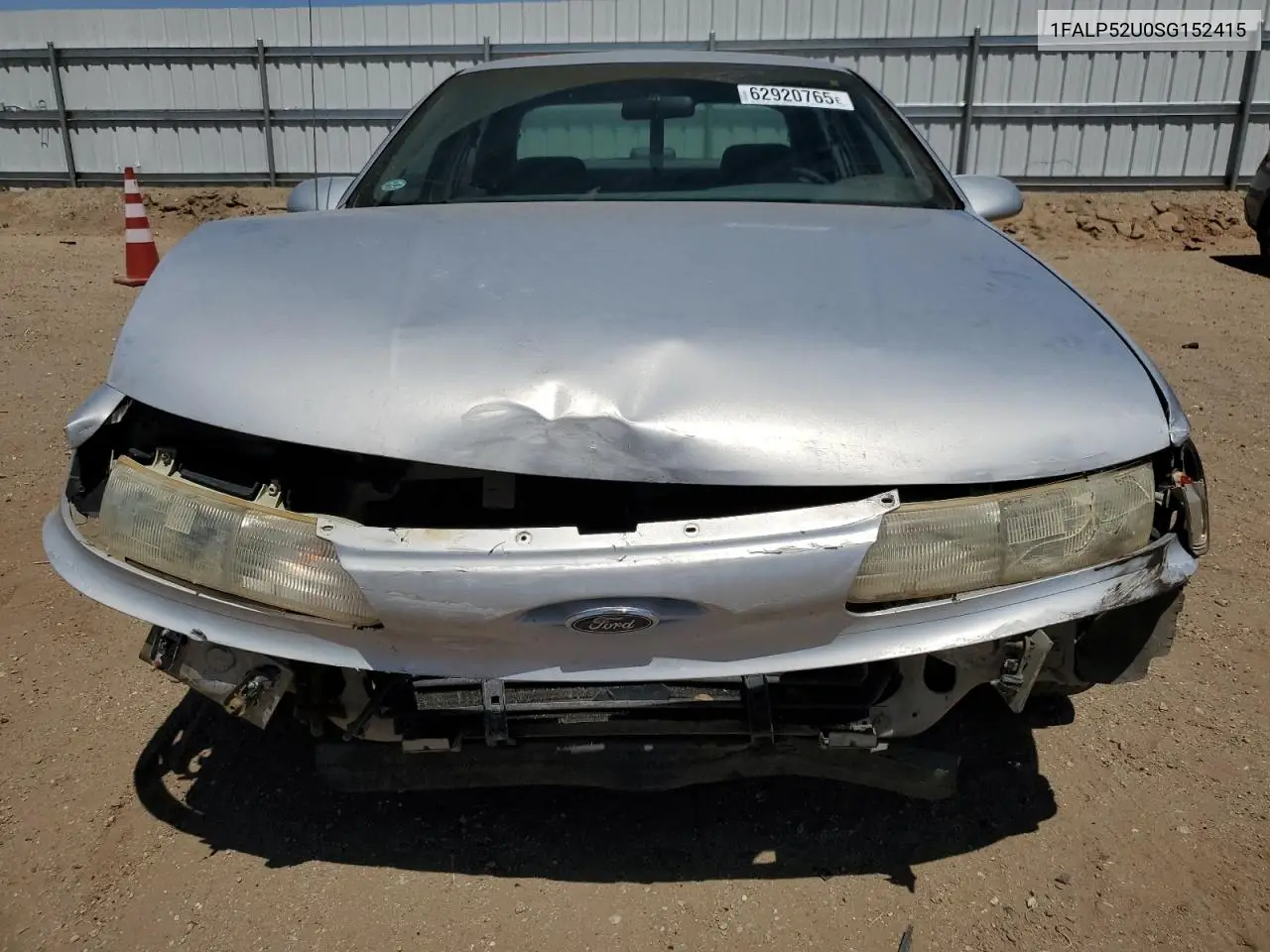 1995 Ford Taurus Gl VIN: 1FALP52U0SG152415 Lot: 62920765