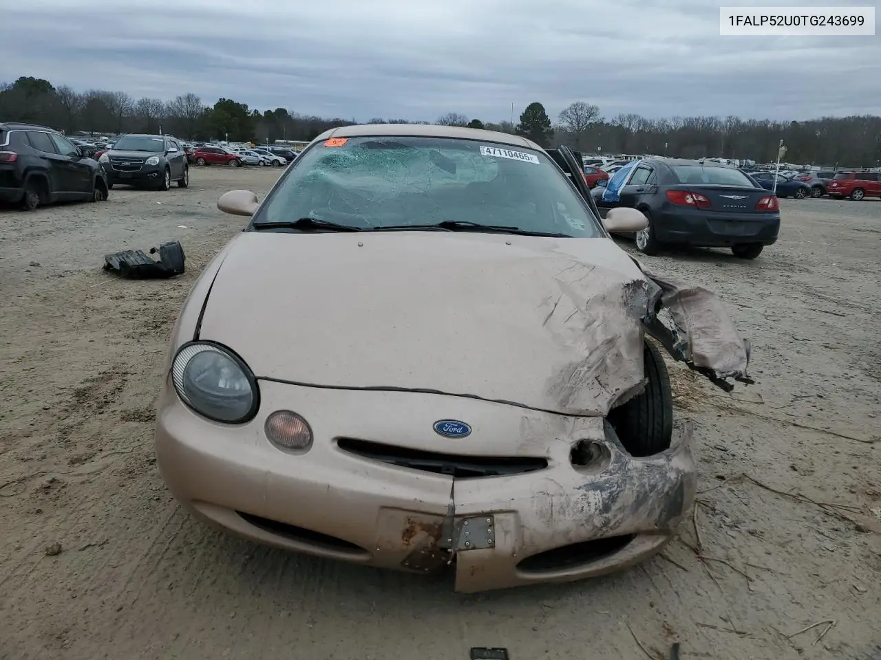 1996 Ford Taurus Gl VIN: 1FALP52U0TG243699 Lot: 47110465