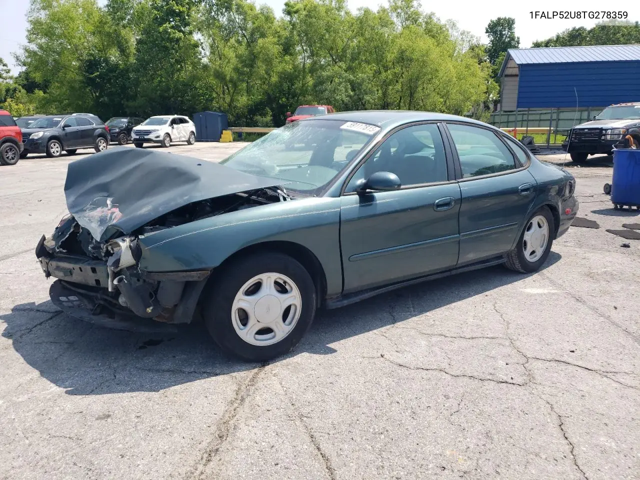 1996 Ford Taurus Gl VIN: 1FALP52U8TG278359 Lot: 59117815