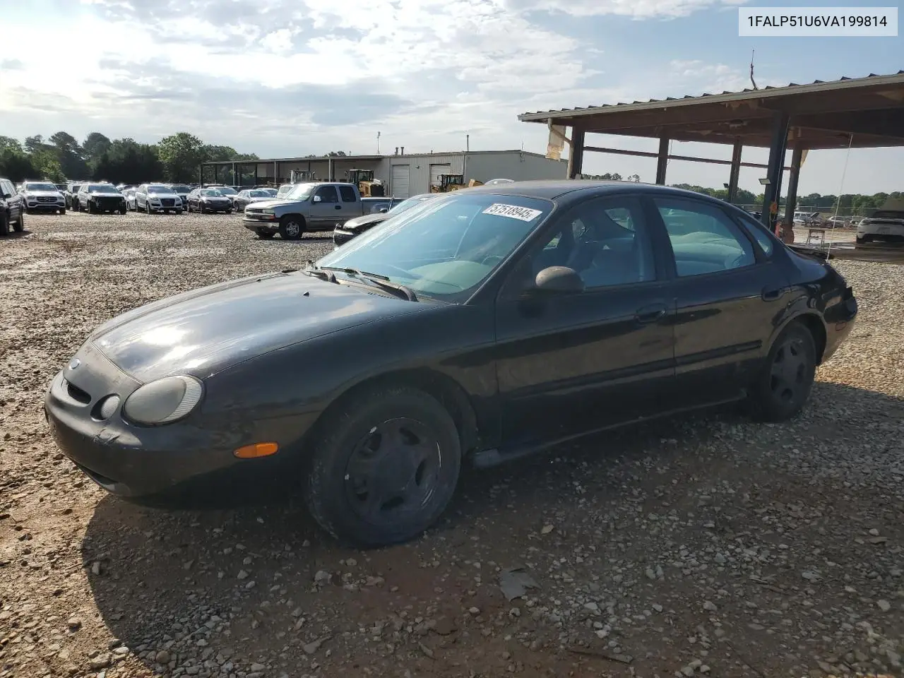 1997 Ford Taurus G VIN: 1FALP51U6VA199814 Lot: 57518945