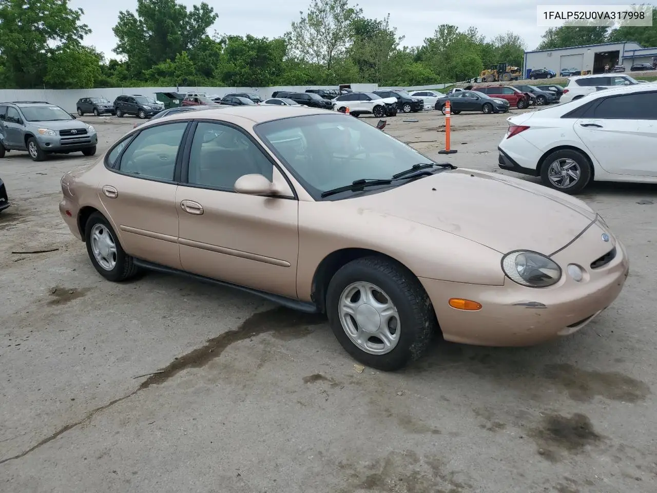 1997 Ford Taurus Gl VIN: 1FALP52U0VA317998 Lot: 58517145