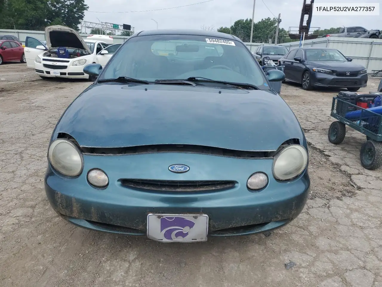 1997 Ford Taurus Gl VIN: 1FALP52U2VA277357 Lot: 59482405
