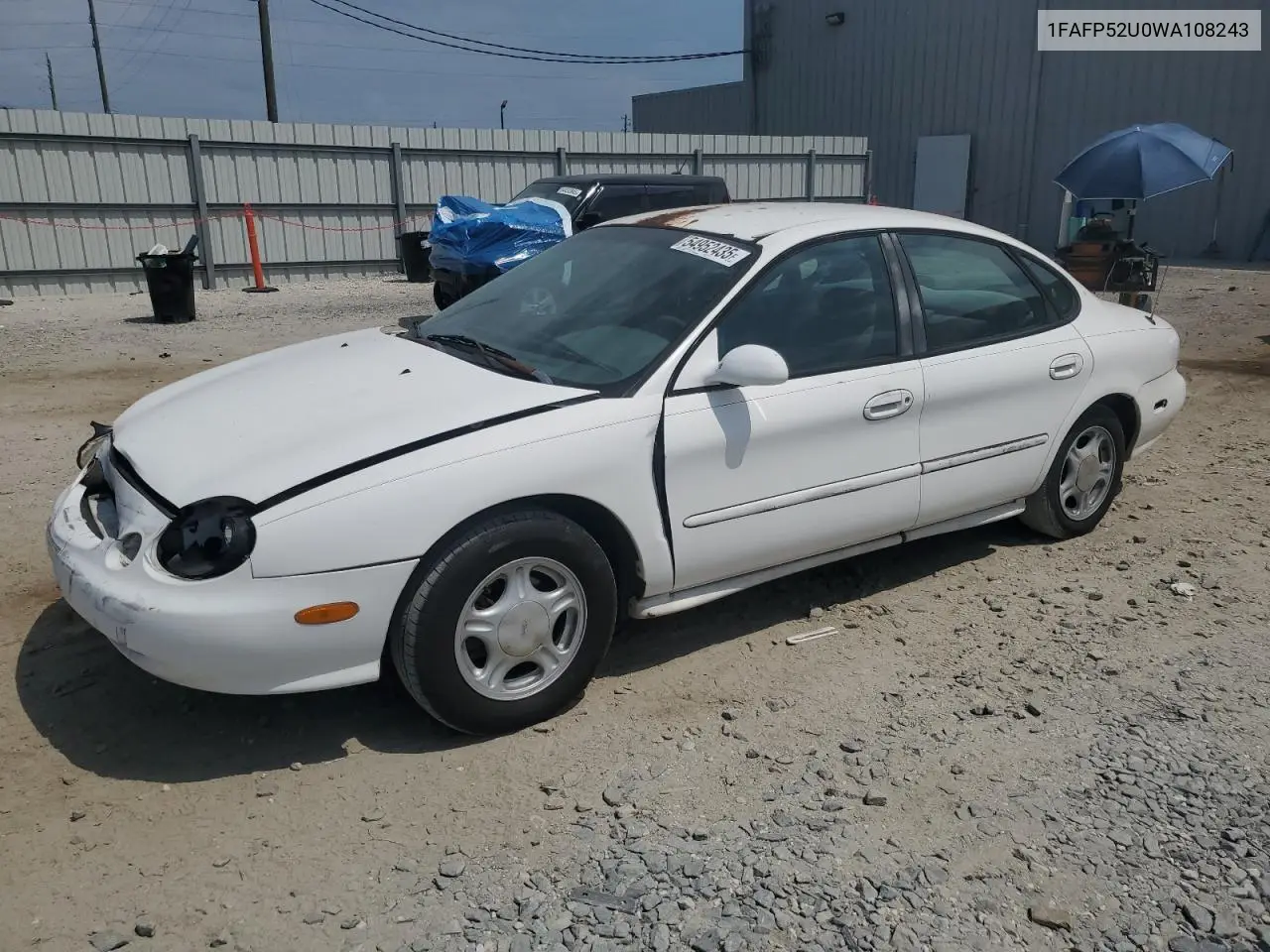 1998 Ford Taurus Lx VIN: 1FAFP52U0WA108243 Lot: 54952435
