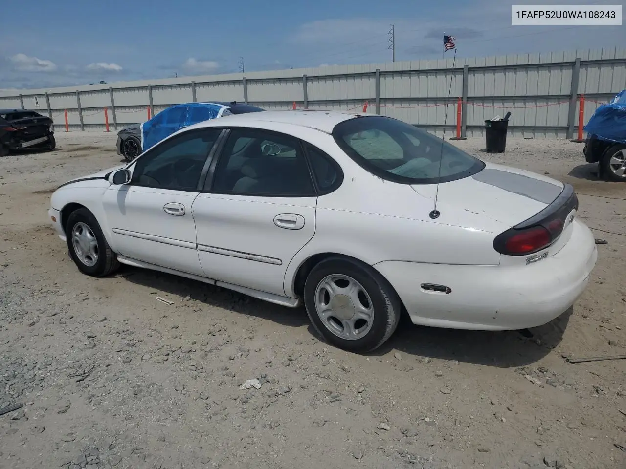 1998 Ford Taurus Lx VIN: 1FAFP52U0WA108243 Lot: 54952435