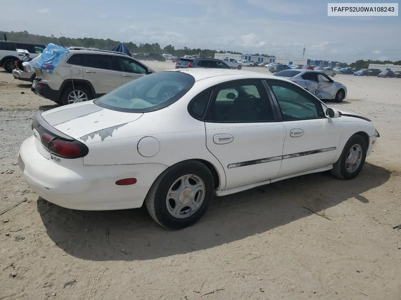1998 Ford Taurus Lx VIN: 1FAFP52U0WA108243 Lot: 54952435
