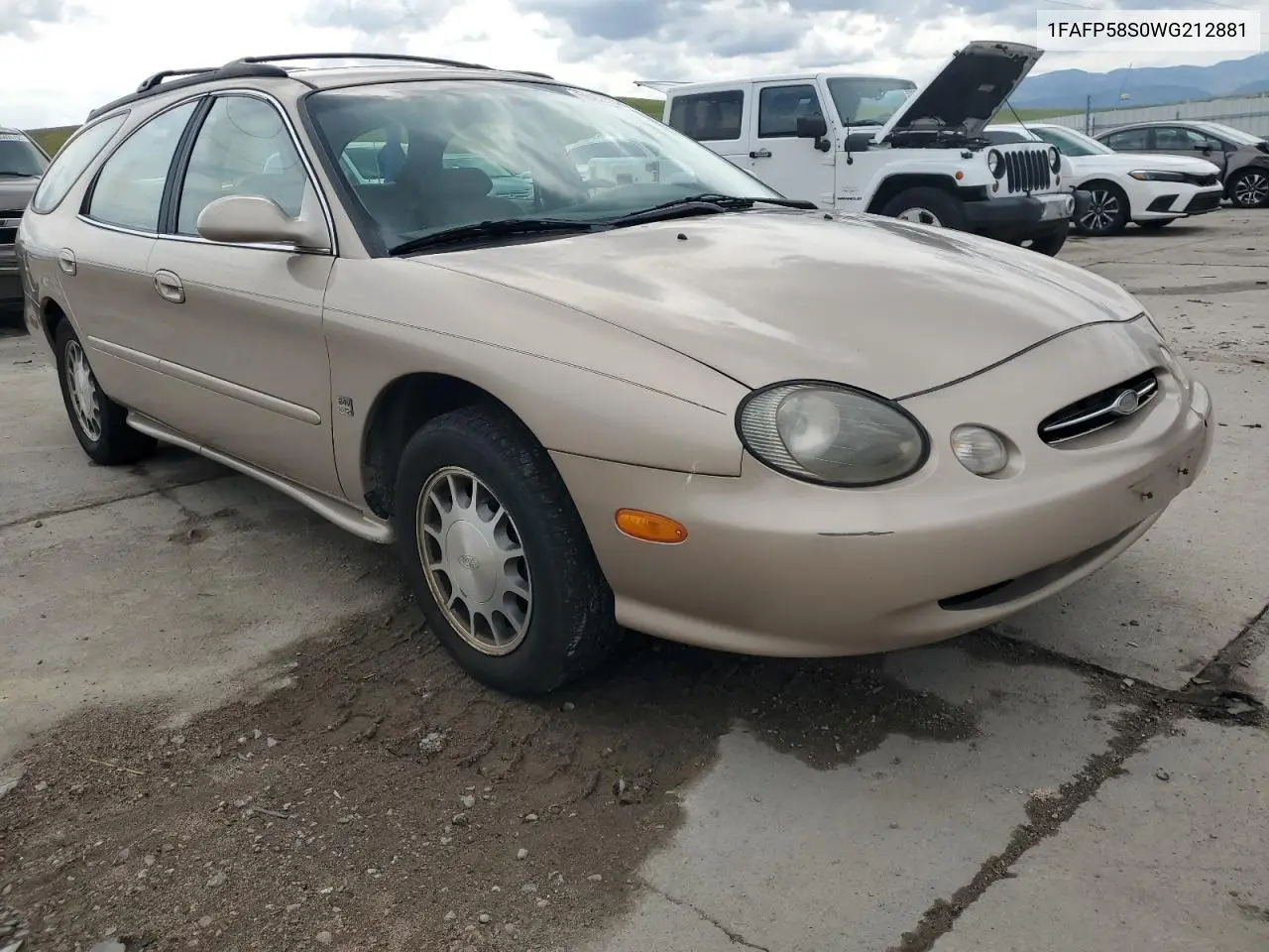 1998 Ford Taurus Se Comfort VIN: 1FAFP58S0WG212881 Lot: 56220585