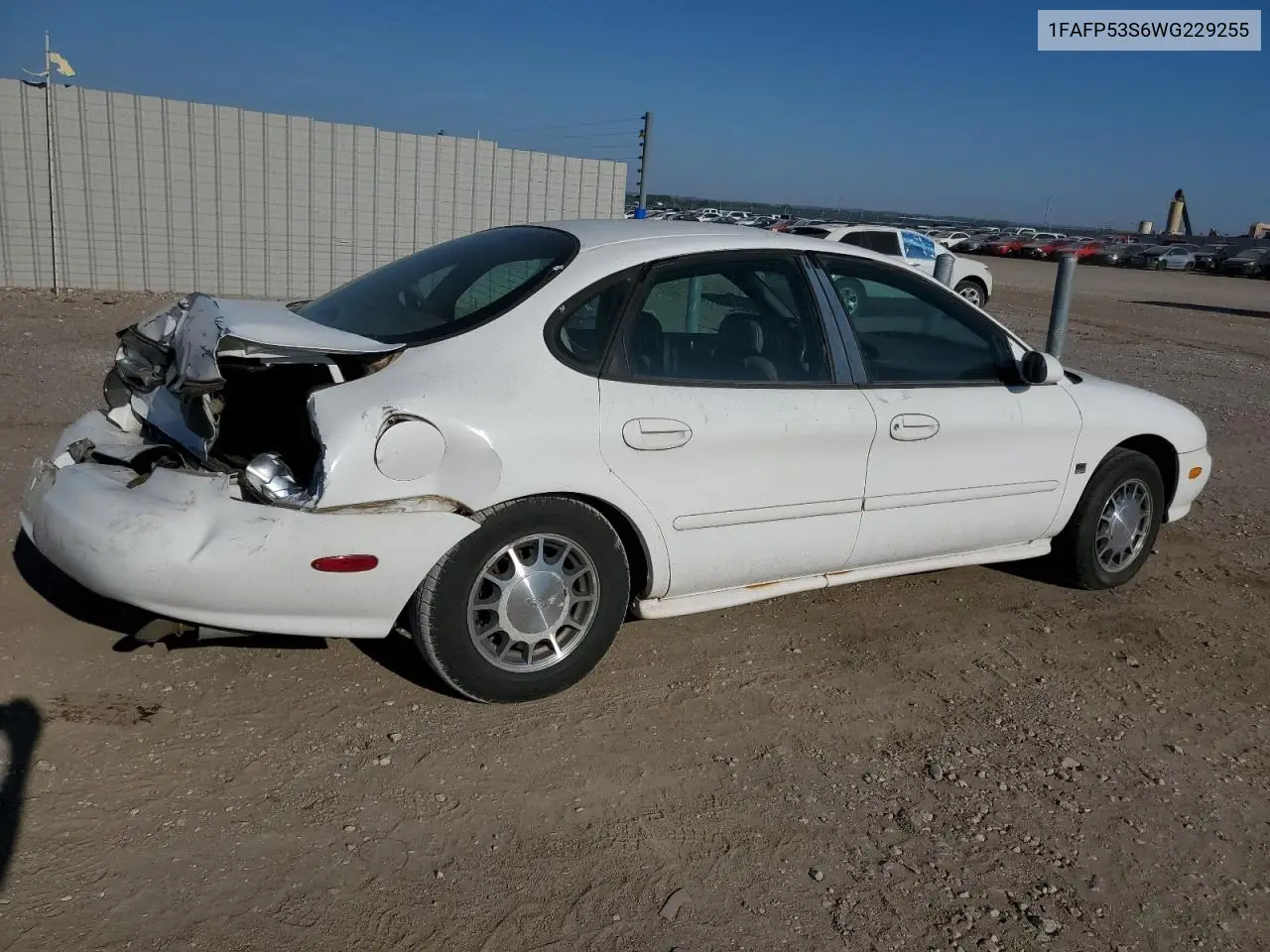 1998 Ford Taurus Se Comfort VIN: 1FAFP53S6WG229255 Lot: 56755115