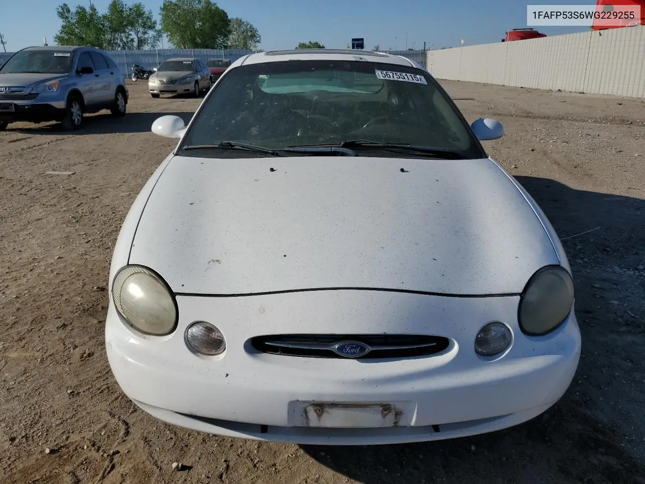 1998 Ford Taurus Se Comfort VIN: 1FAFP53S6WG229255 Lot: 56755115