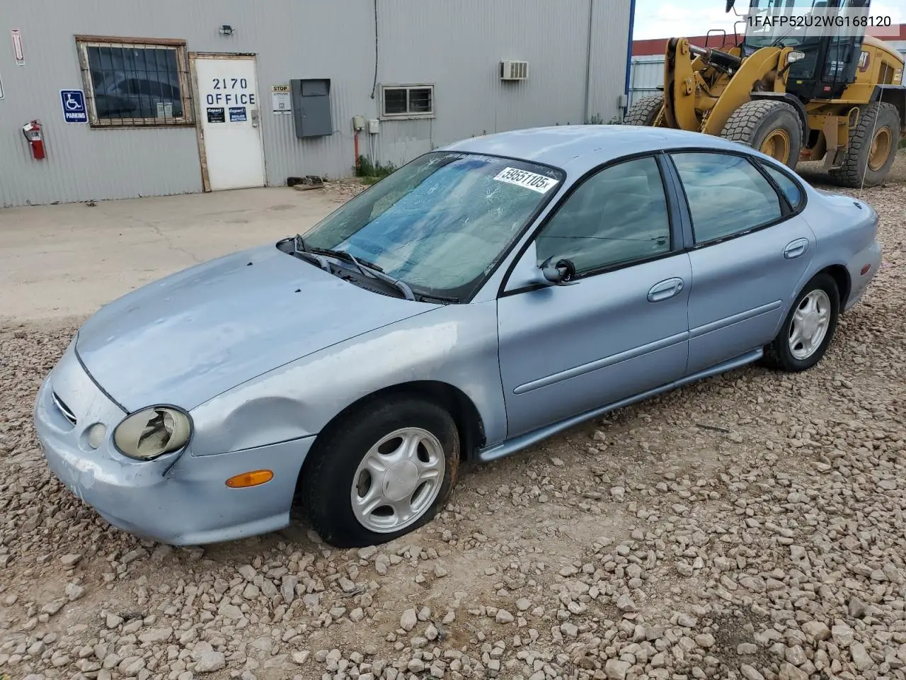 1998 Ford Taurus Lx VIN: 1FAFP52U2WG168120 Lot: 59551105