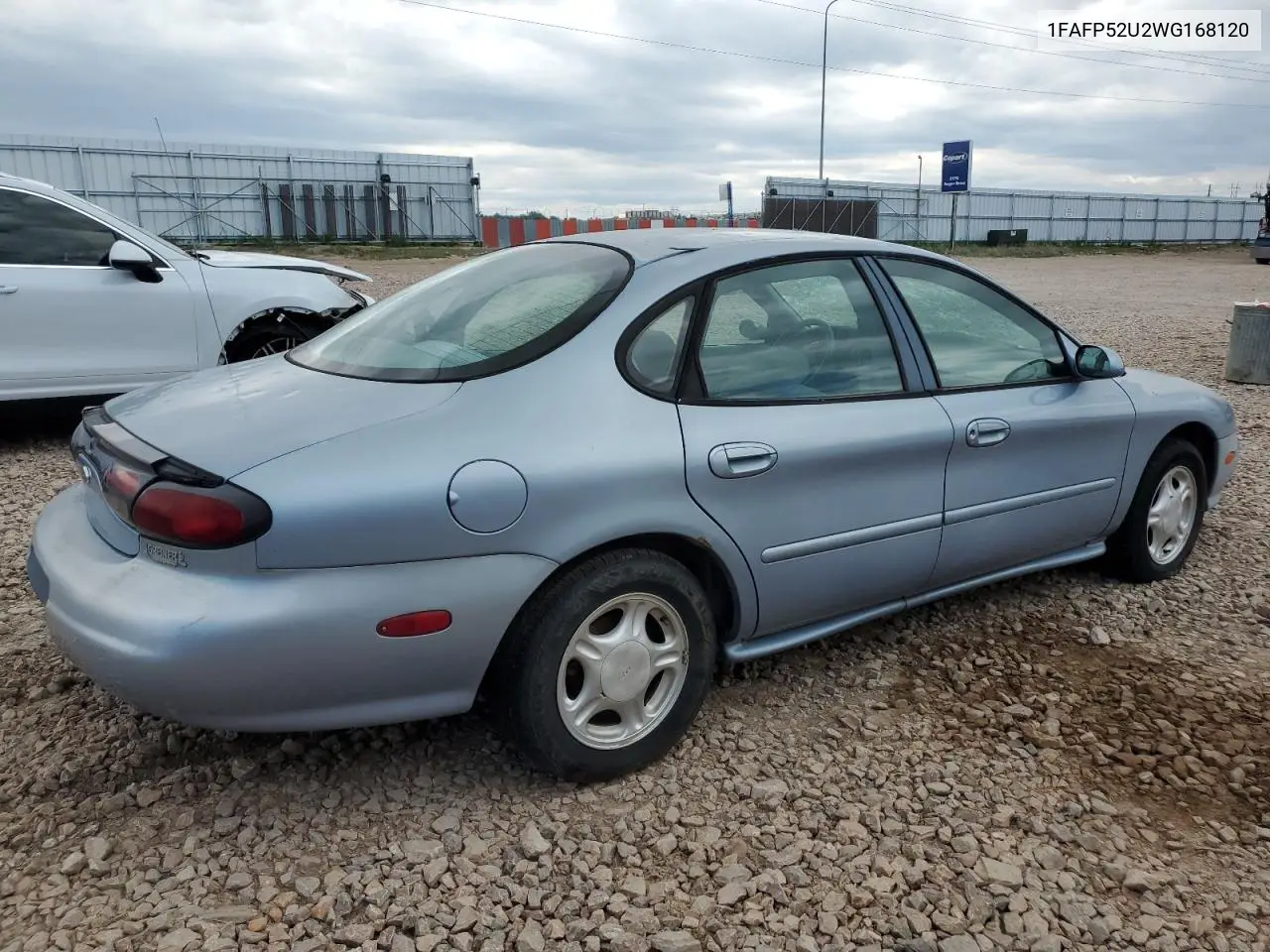 1998 Ford Taurus Lx VIN: 1FAFP52U2WG168120 Lot: 59551105