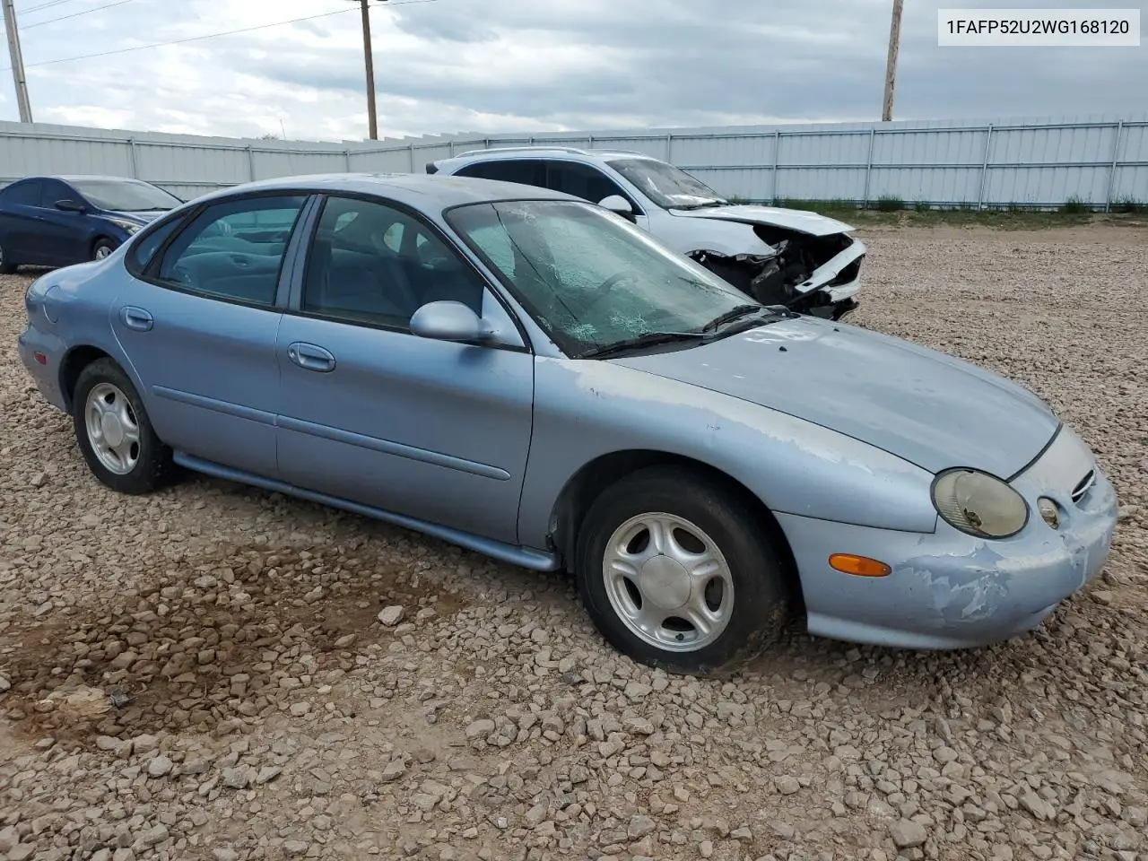 1998 Ford Taurus Lx VIN: 1FAFP52U2WG168120 Lot: 59551105