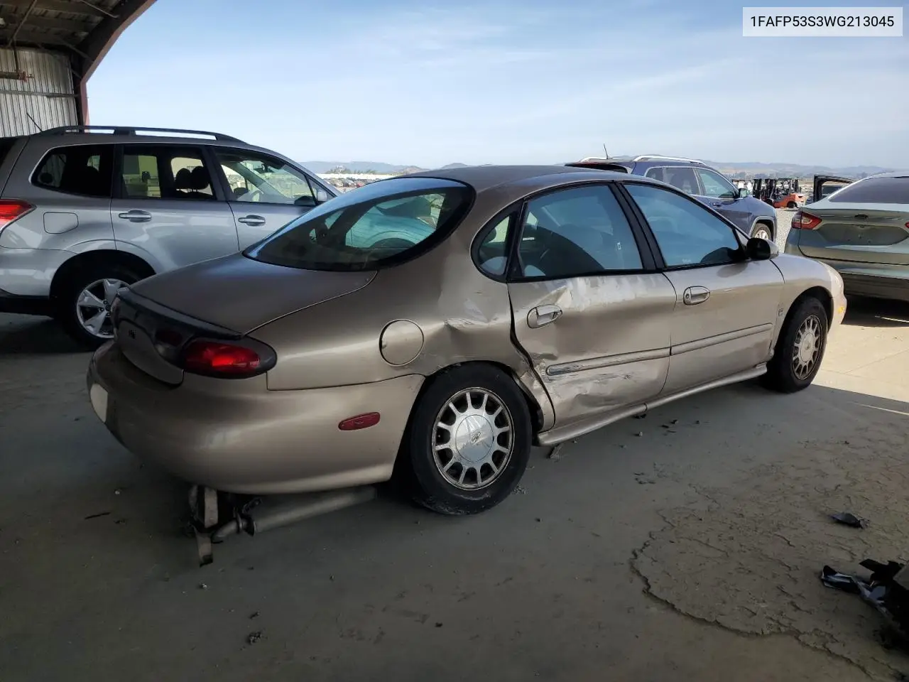 1998 Ford Taurus Se Comfort VIN: 1FAFP53S3WG213045 Lot: 61653315