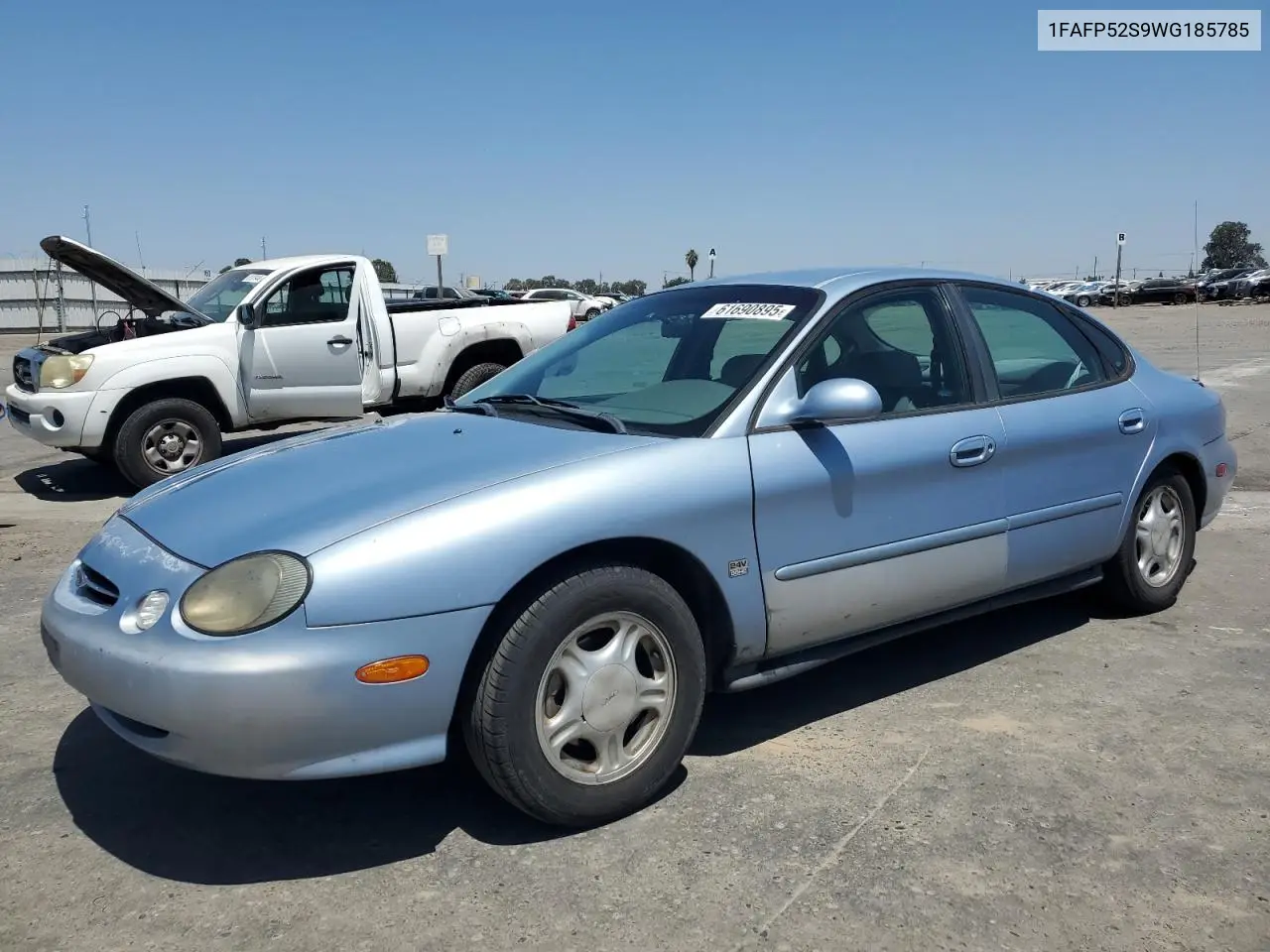 1998 Ford Taurus Lx VIN: 1FAFP52S9WG185785 Lot: 61690895