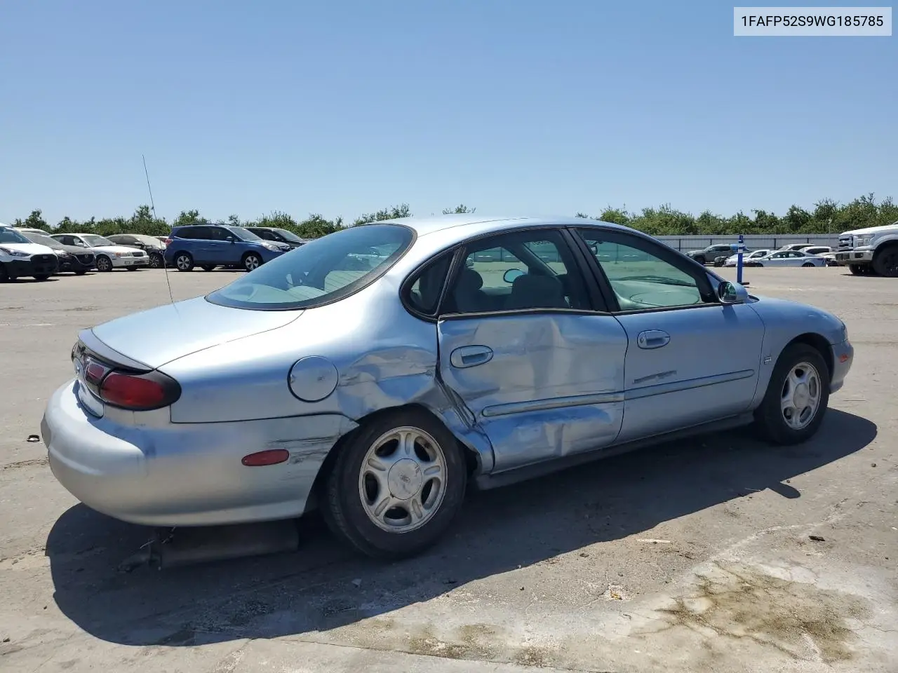 1998 Ford Taurus Lx VIN: 1FAFP52S9WG185785 Lot: 61690895