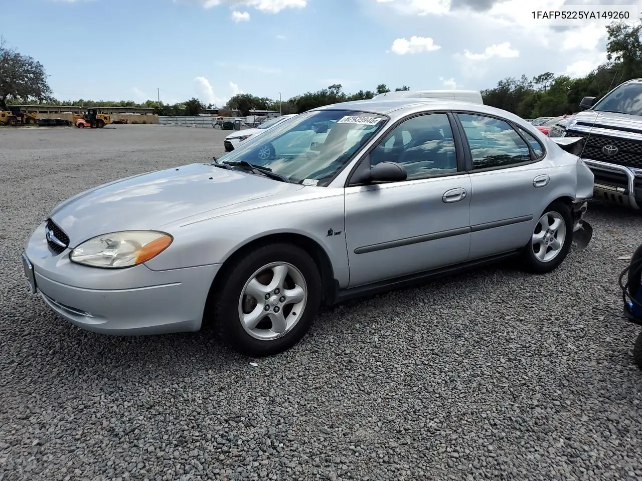 2000 Ford Taurus Lx VIN: 1FAFP5225YA149260 Lot: 62939945