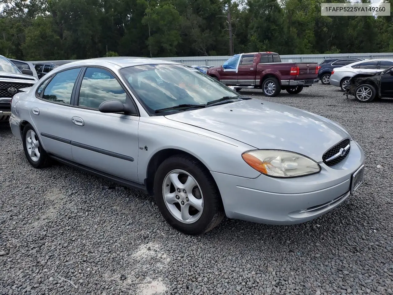 2000 Ford Taurus Lx VIN: 1FAFP5225YA149260 Lot: 62939945