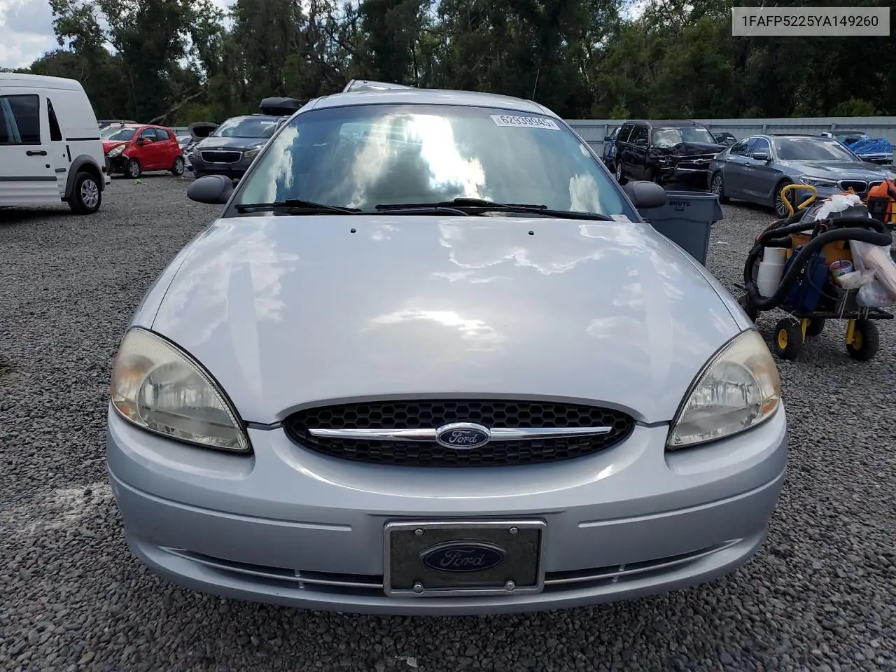 2000 Ford Taurus Lx VIN: 1FAFP5225YA149260 Lot: 62939945