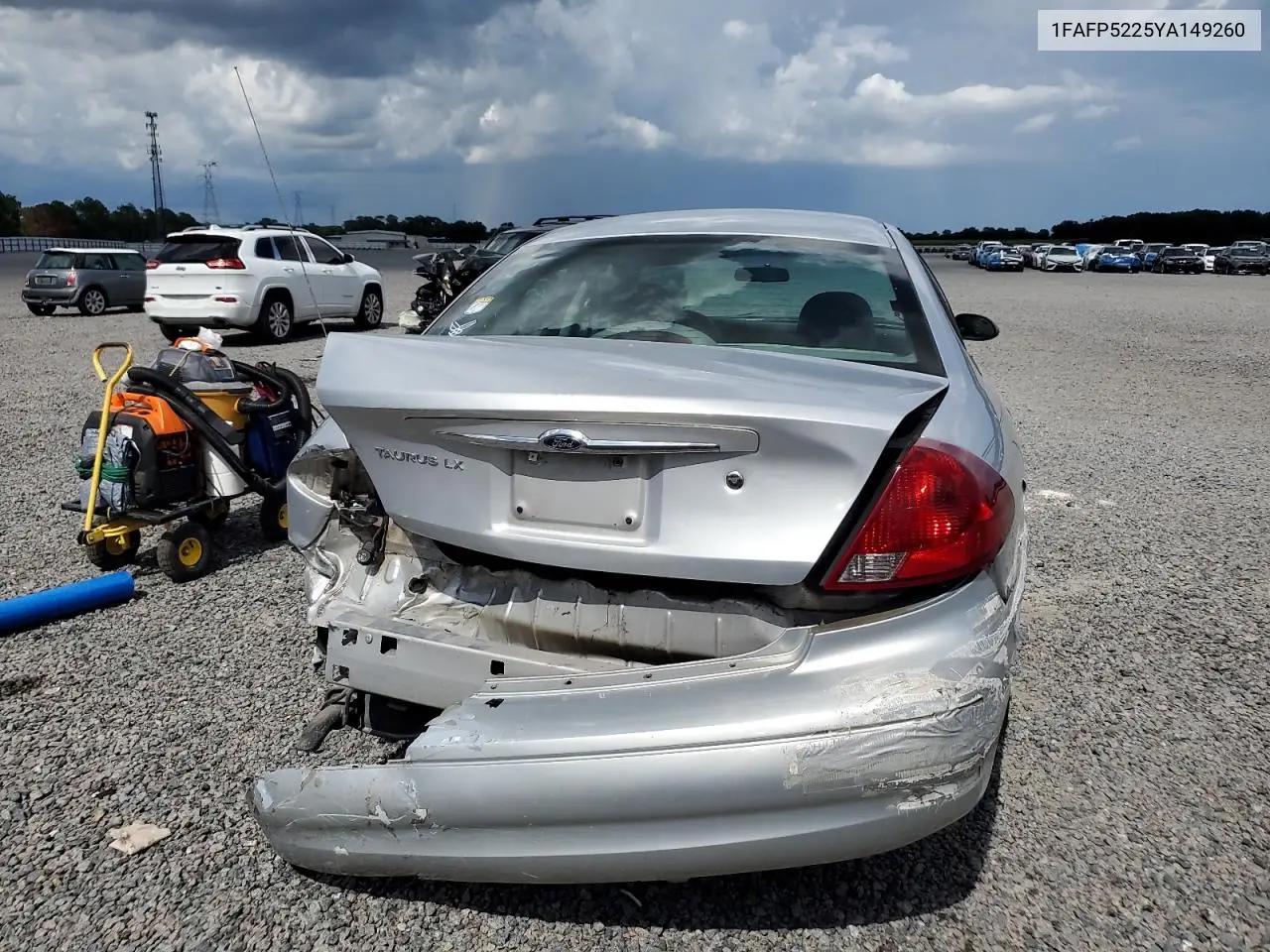 2000 Ford Taurus Lx VIN: 1FAFP5225YA149260 Lot: 62939945