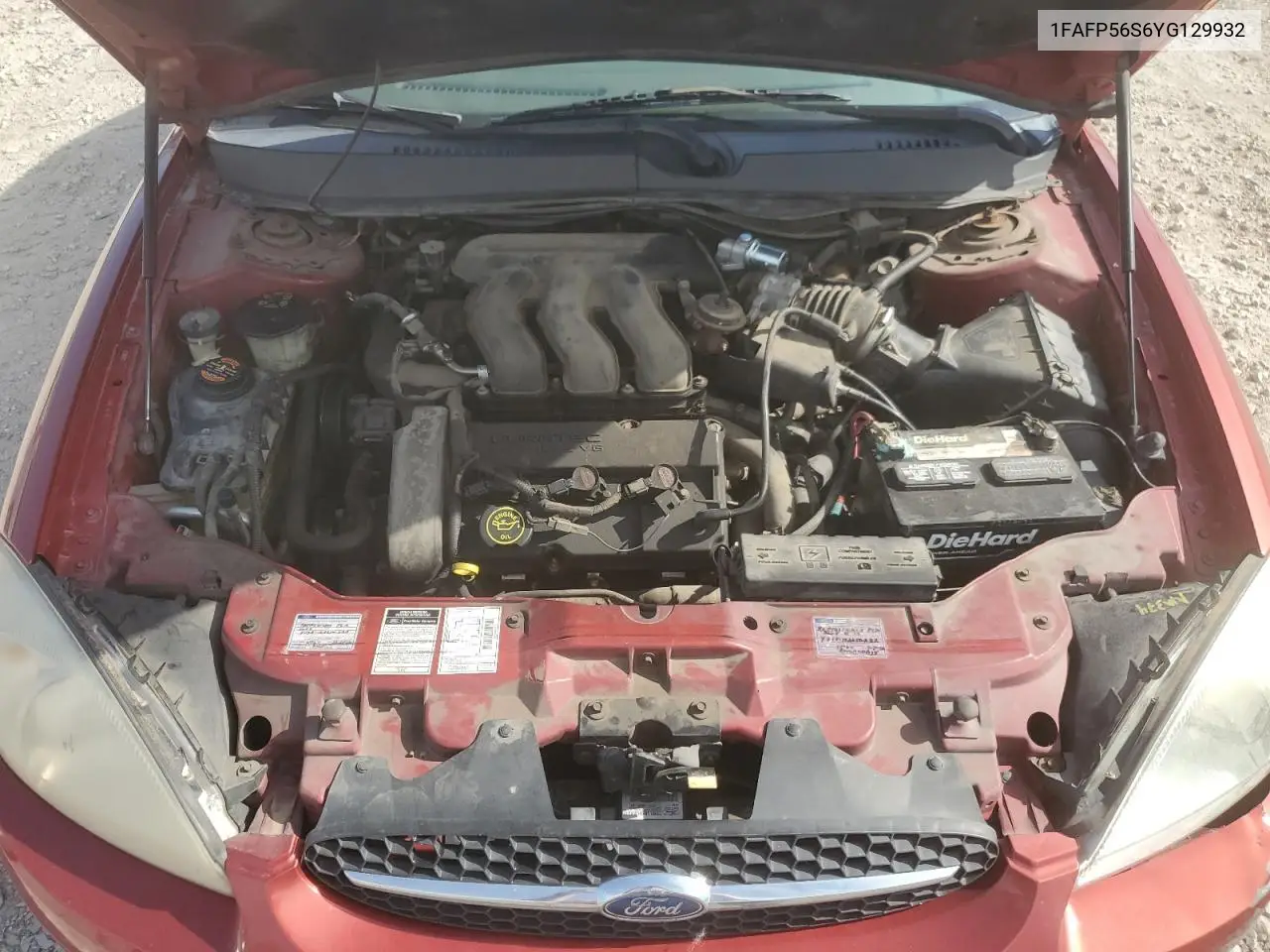 2000 Ford Taurus Sel VIN: 1FAFP56S6YG129932 Lot: 63267815
