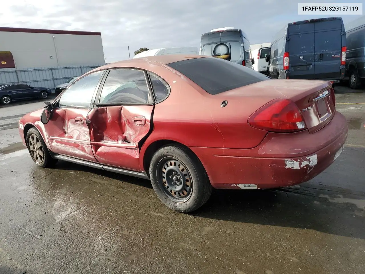 2002 Ford Taurus Lx VIN: 1FAFP52U32G157119 Lot: 45156495