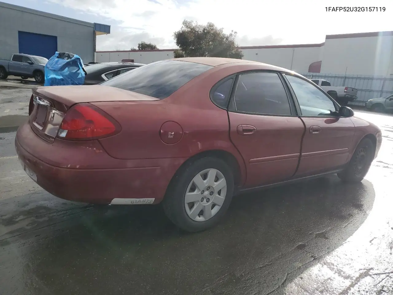 2002 Ford Taurus Lx VIN: 1FAFP52U32G157119 Lot: 45156495