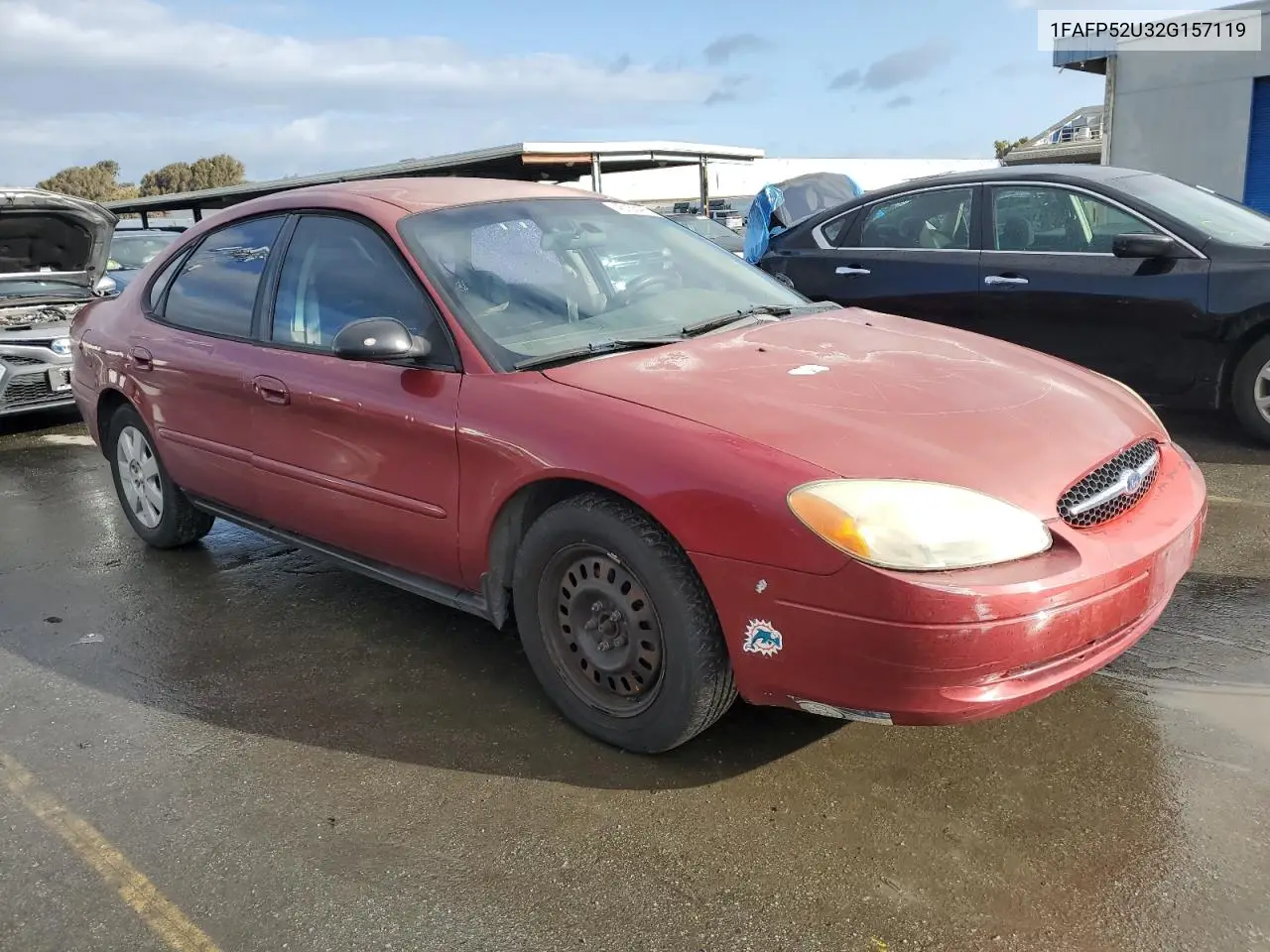 2002 Ford Taurus Lx VIN: 1FAFP52U32G157119 Lot: 45156495