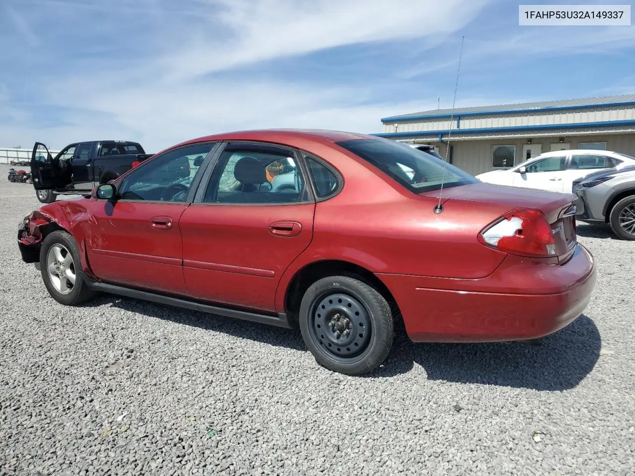 2002 Ford Taurus Se VIN: 1FAHP53U32A149337 Lot: 49245395