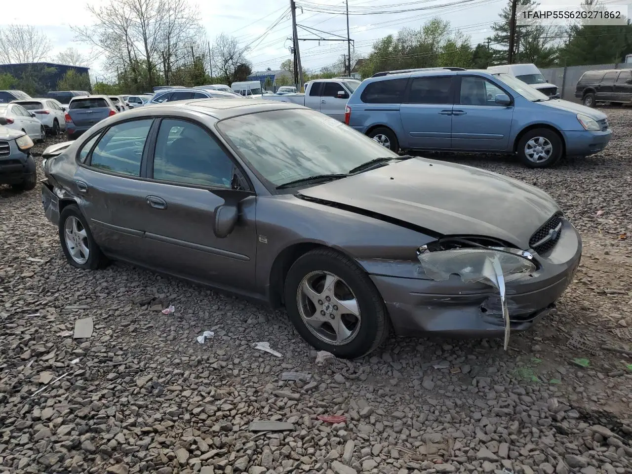 2002 Ford Taurus Ses VIN: 1FAHP55S62G271862 Lot: 54271985