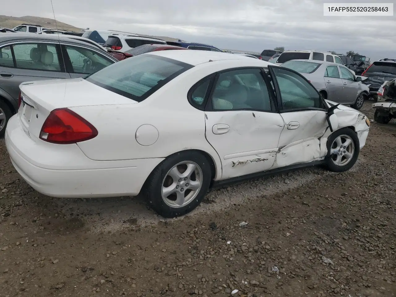 1fafp55252g258463 1FAFP55252G258463 2002 Ford Taurus Ses