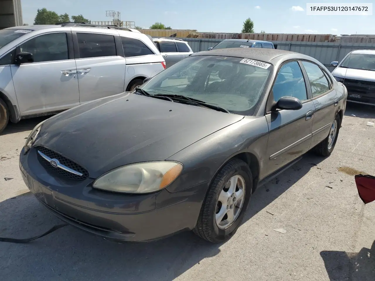 2002 Ford Taurus Se VIN: 1FAFP53U12G147672 Lot: 62173665