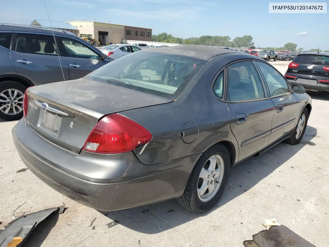2002 Ford Taurus Se VIN: 1FAFP53U12G147672 Lot: 62173665