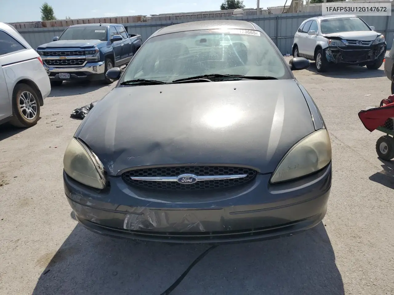 2002 Ford Taurus Se VIN: 1FAFP53U12G147672 Lot: 62173665