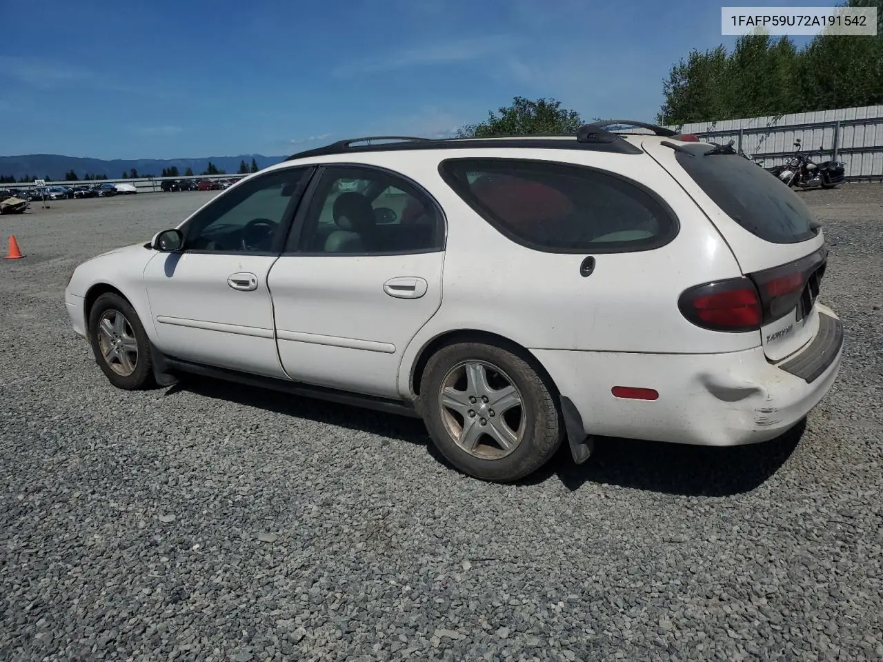2002 Ford Taurus Sel VIN: 1FAFP59U72A191542 Lot: 64275705