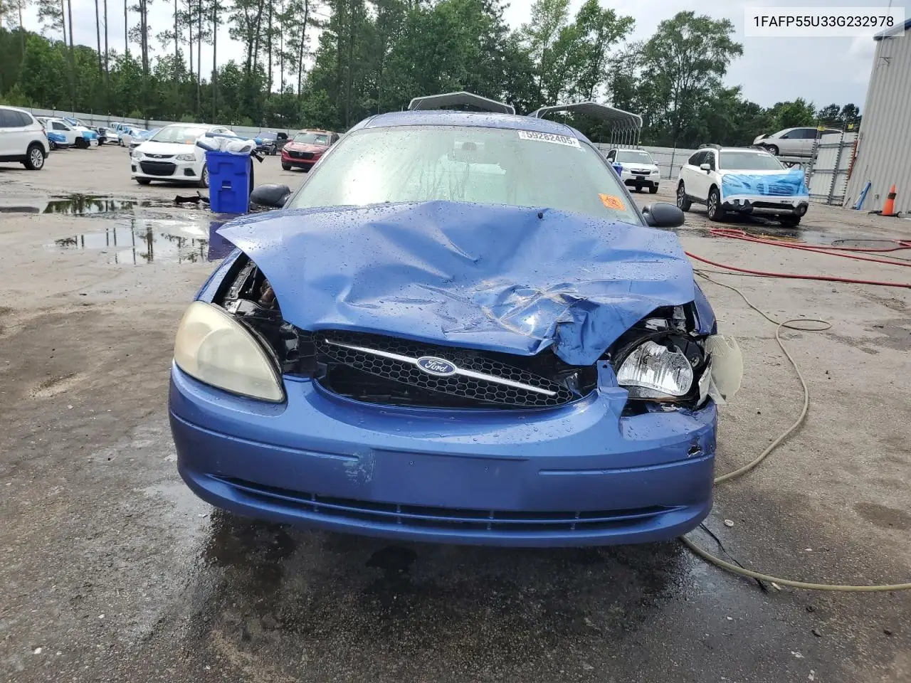 2003 Ford Taurus Ses VIN: 1FAFP55U33G232978 Lot: 59282405