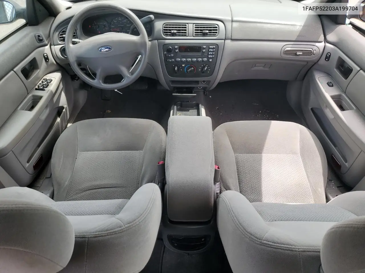 2003 Ford Taurus Lx VIN: 1FAFP52203A199704 Lot: 62687385