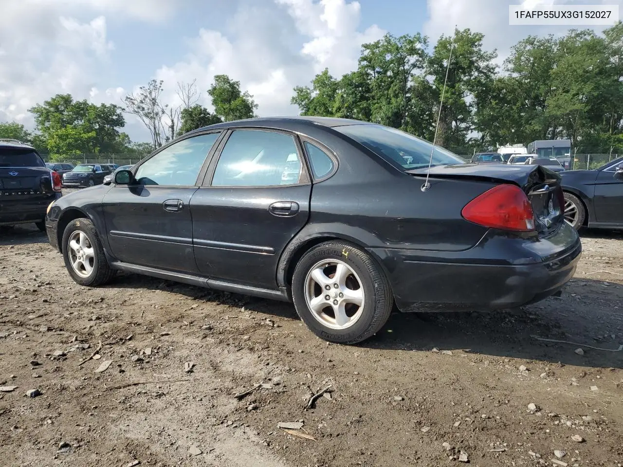 2003 Ford Taurus Ses VIN: 1FAFP55UX3G152027 Lot: 64510775