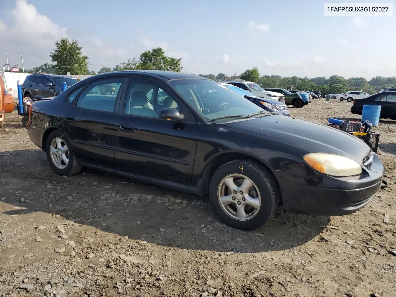 2003 Ford Taurus Ses VIN: 1FAFP55UX3G152027 Lot: 64510775