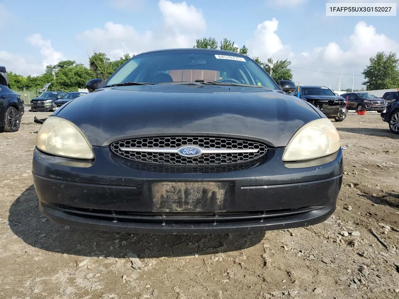 2003 Ford Taurus Ses VIN: 1FAFP55UX3G152027 Lot: 64510775