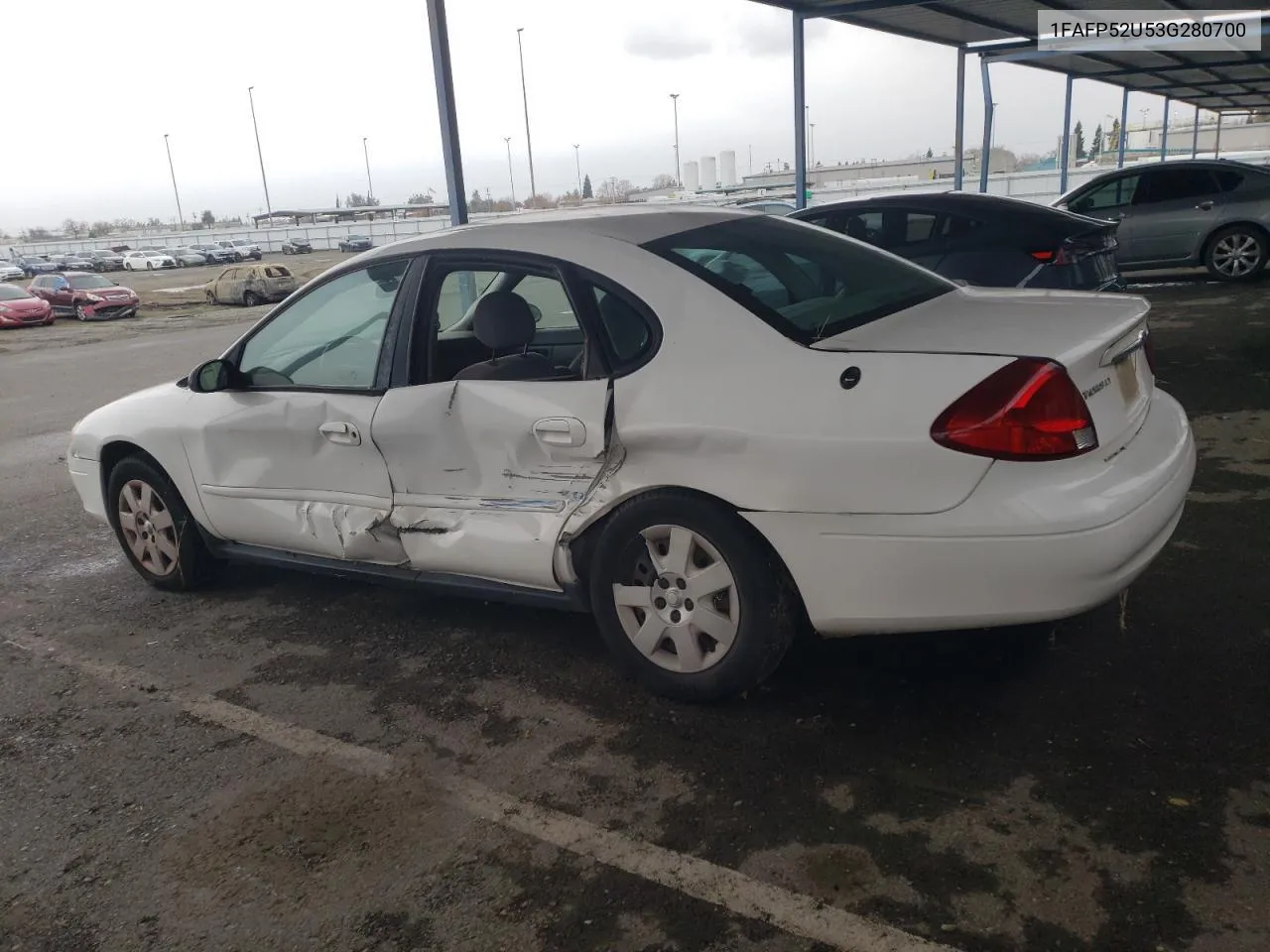 2003 Ford Taurus Lx VIN: 1FAFP52U53G280700 Lot: 87488014