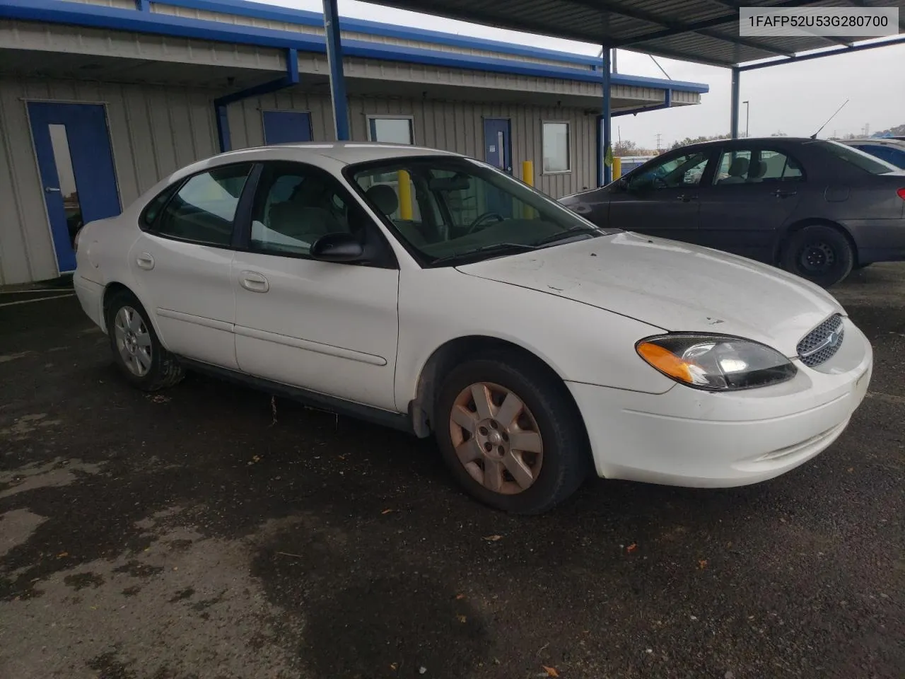 2003 Ford Taurus Lx VIN: 1FAFP52U53G280700 Lot: 87488014
