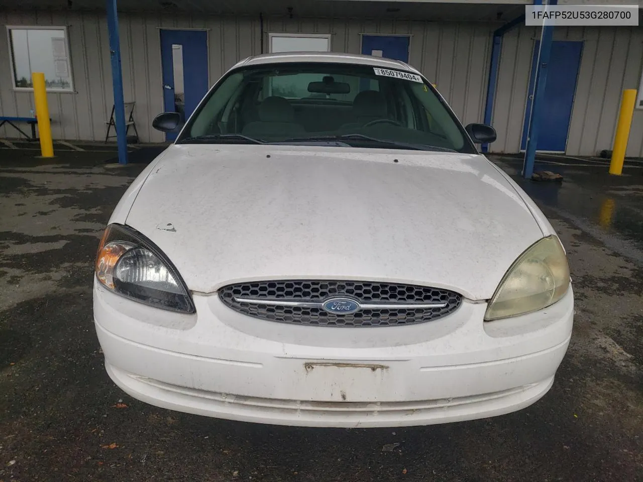 2003 Ford Taurus Lx VIN: 1FAFP52U53G280700 Lot: 87488014