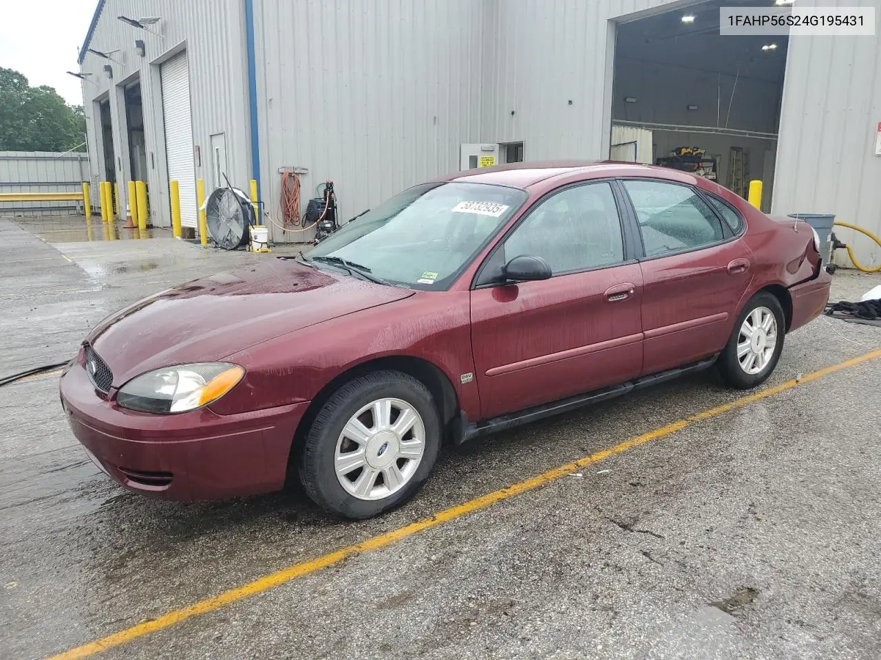 2004 Ford Taurus Sel VIN: 1FAHP56S24G195431 Lot: 58732935